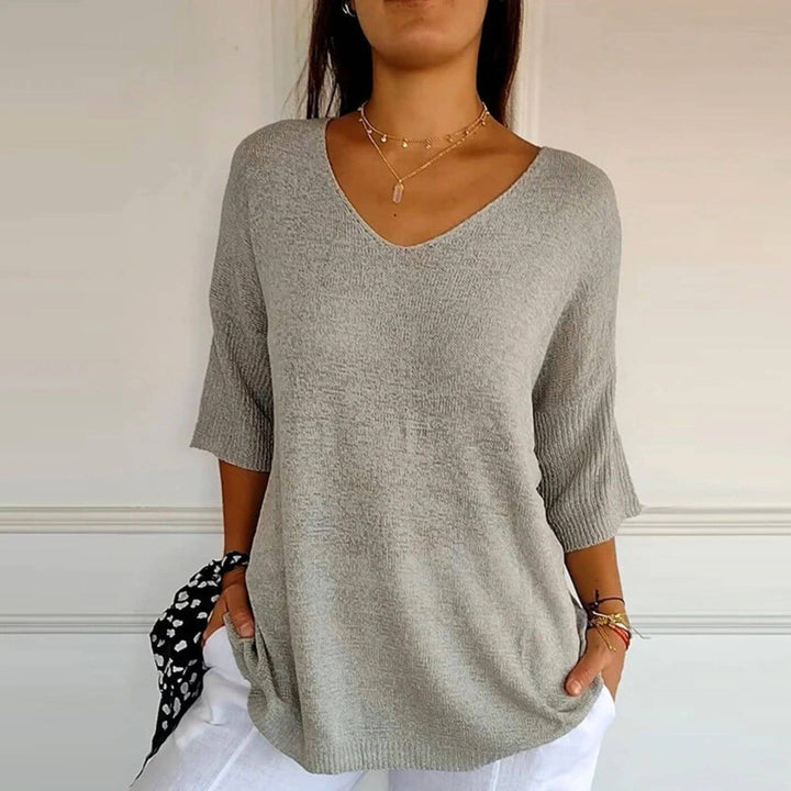 Celine™ – Stilvolles Weiches Strickshirt