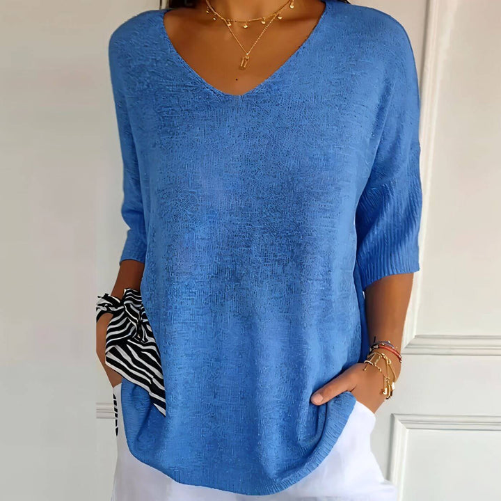 Celine™ – Stilvolles Weiches Strickshirt