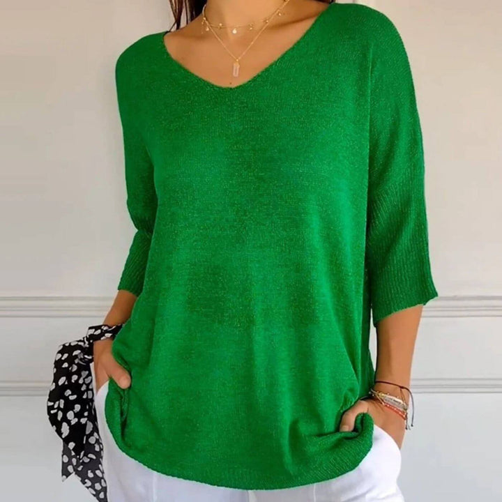 Celine™ – Stilvolles Weiches Strickshirt