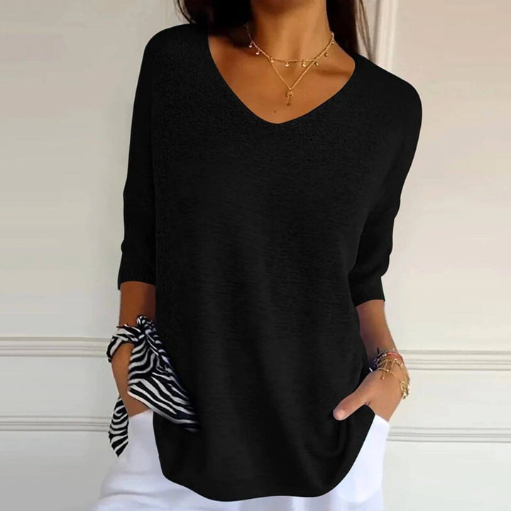 Celine™ – Stilvolles Weiches Strickshirt