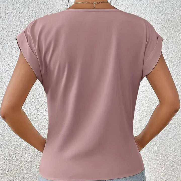 Elsa™ – Lässiges V-Ausschnitt T-Shirt