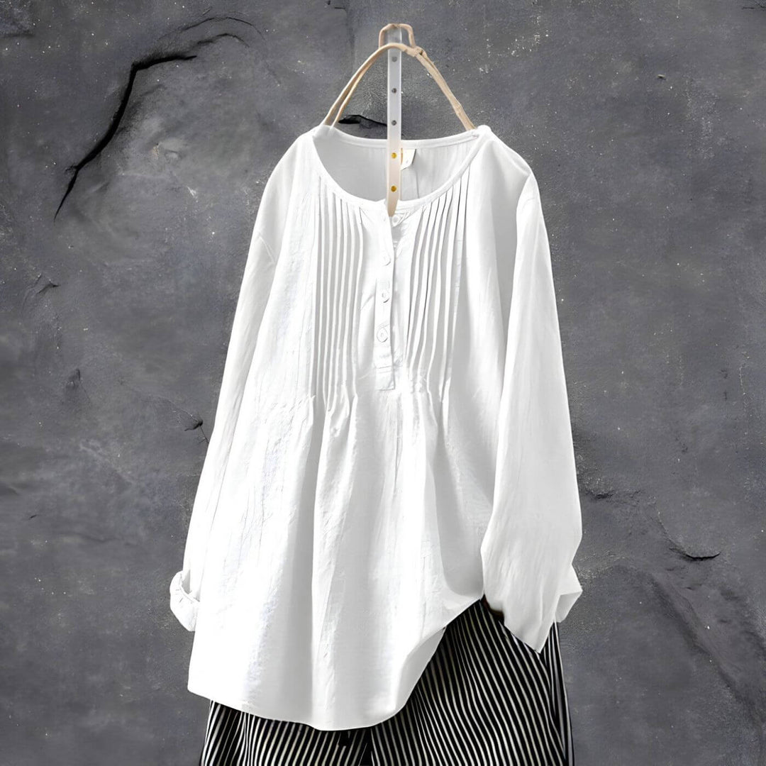 Erika™ – Ultimative Komfortbluse mit lockerem Schnitt