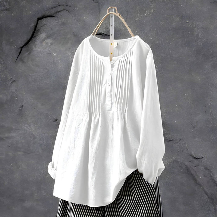Erika™ – Ultimative Komfortbluse mit lockerem Schnitt