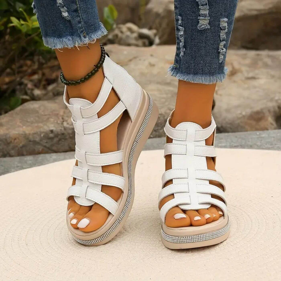 Johanna™ – Elegante Orthopädische Keilsandalen