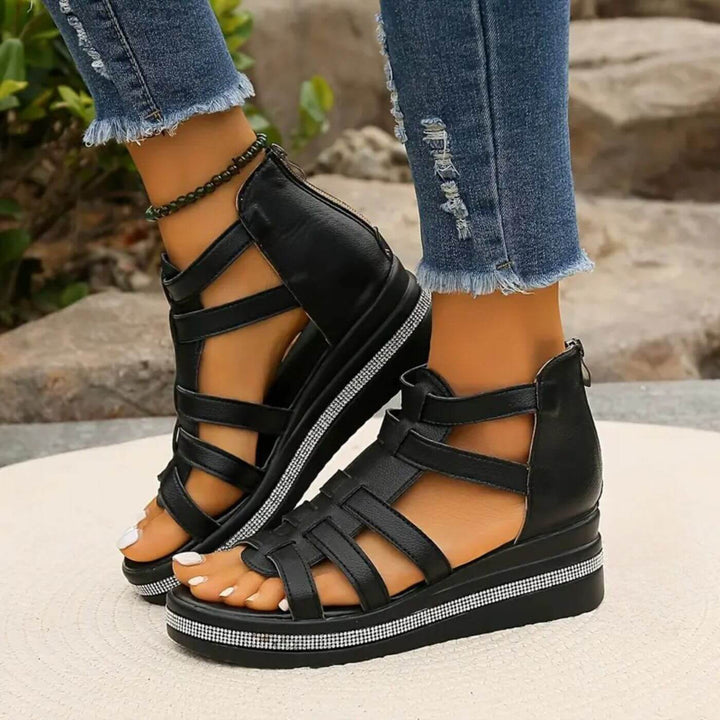 Johanna™ – Elegante Orthopädische Keilsandalen