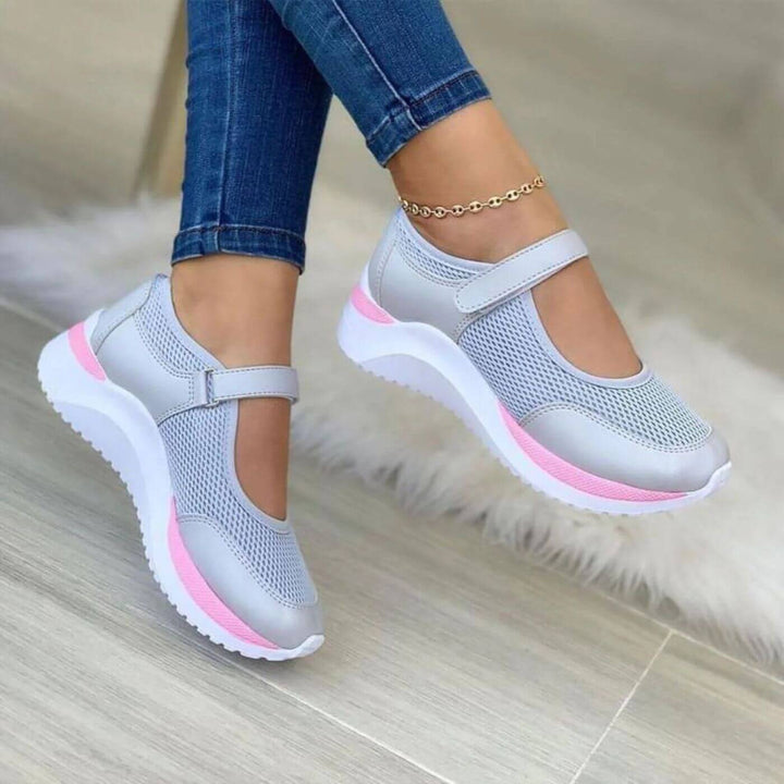 Klara™ - Atmungsaktive Orthopädische Plateausneaker
