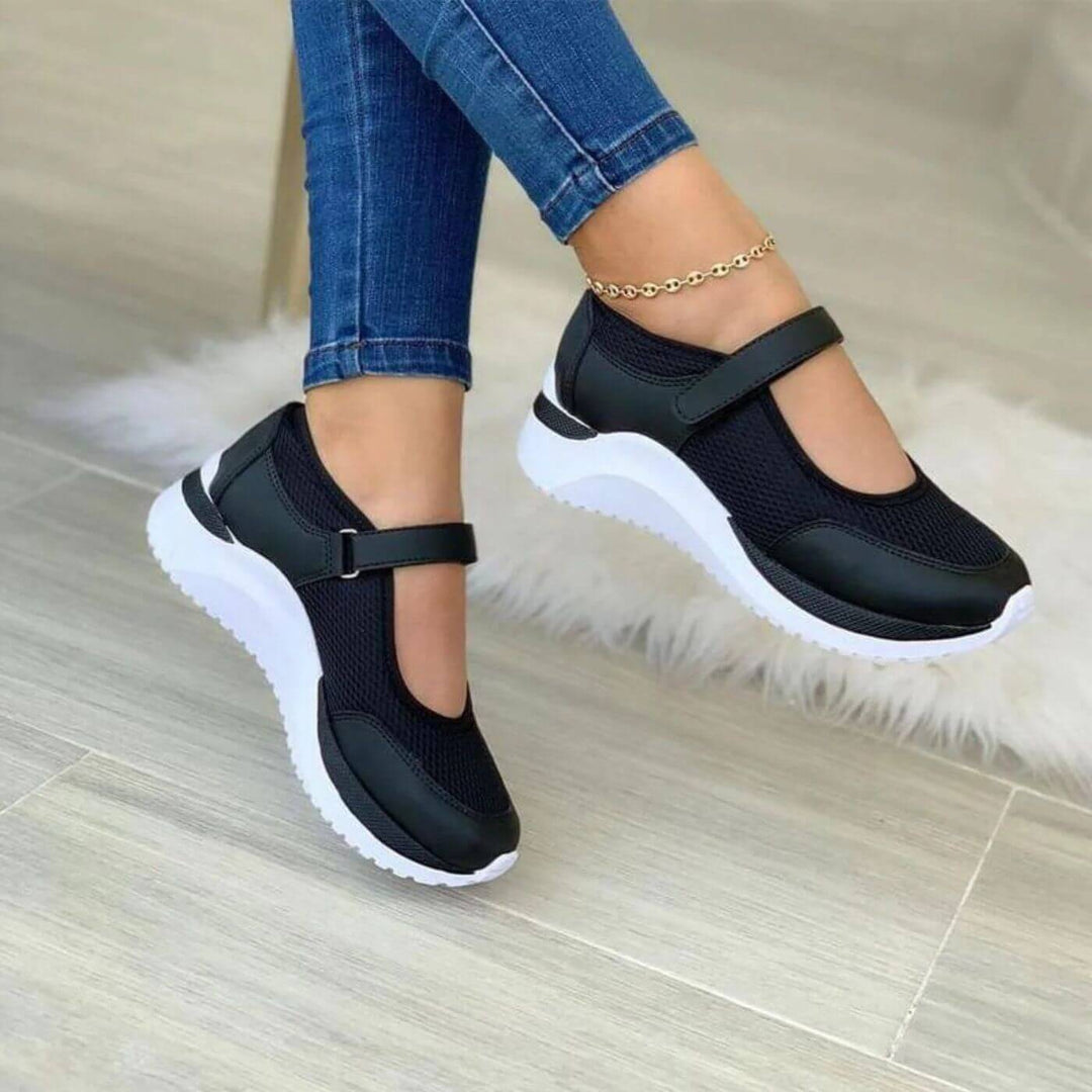 Klara™ - Atmungsaktive Orthopädische Plateausneaker