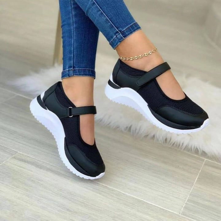 Klara™ - Atmungsaktive Orthopädische Plateausneaker