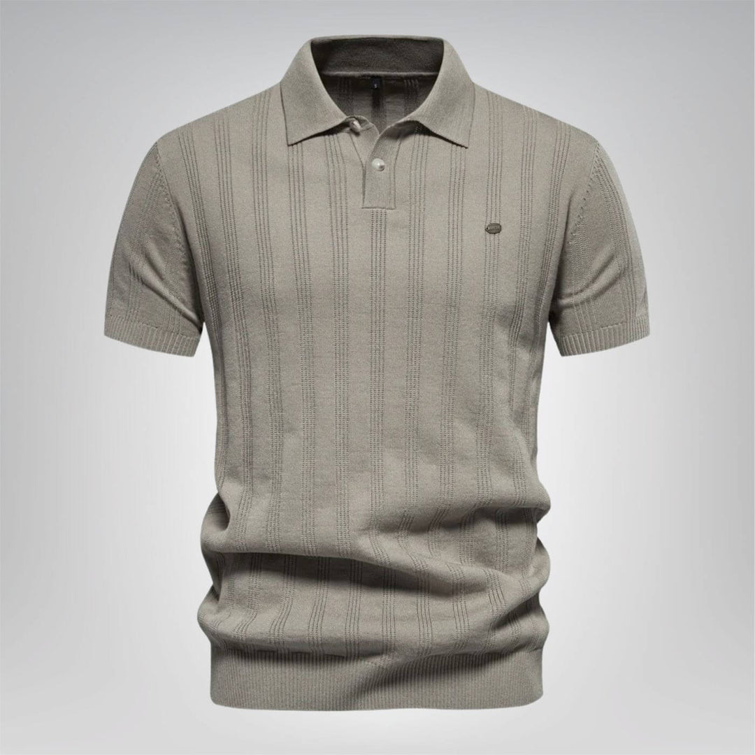 Ludwig™ - Bequemes geripptes Poloshirt (1+1 GRATIS)