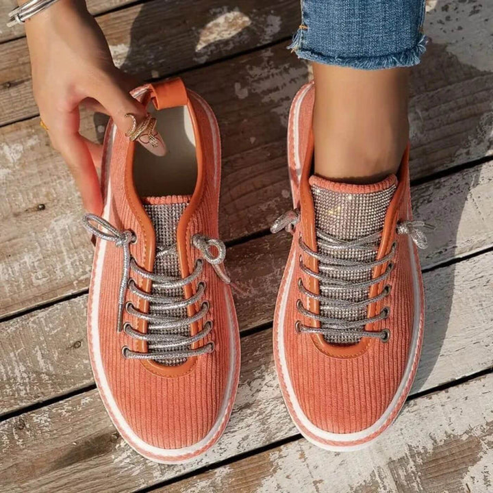 Luna™ - Stilvolle Orthopädische Cord-Sneaker