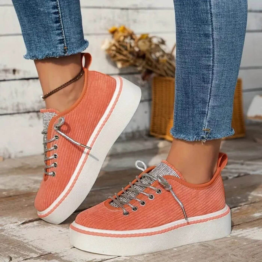 Luna™ - Stilvolle Orthopädische Cord-Sneaker