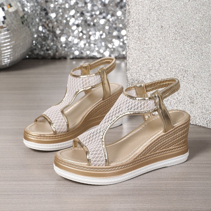Sandra™ – Orthopädische Slip-On Sandalen für Damen mit Keilabsatz