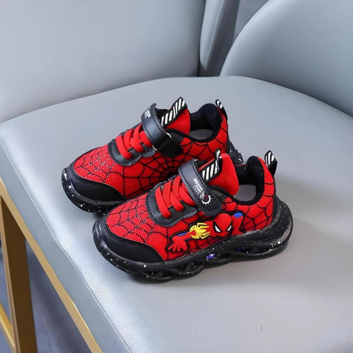 SpiderKickz™ - Superhelden LED-Sneaker für Kinder