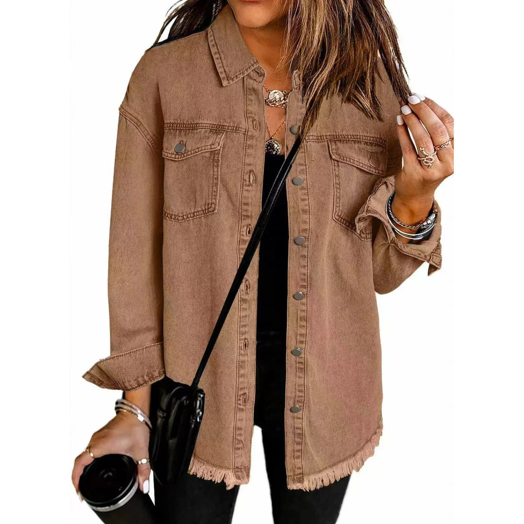 Stefanie™ - Langärmlige Jeansjacke