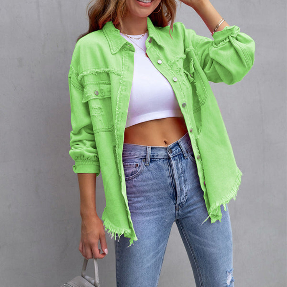Denimjacke Damen tailliert – lässig zeitlos & vielseitig kombinierbar