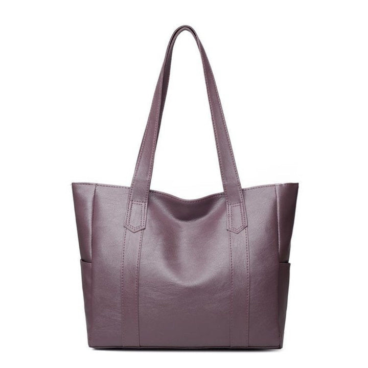 Elegante Schultertasche Damen schwarz groß für Alltag & Büro