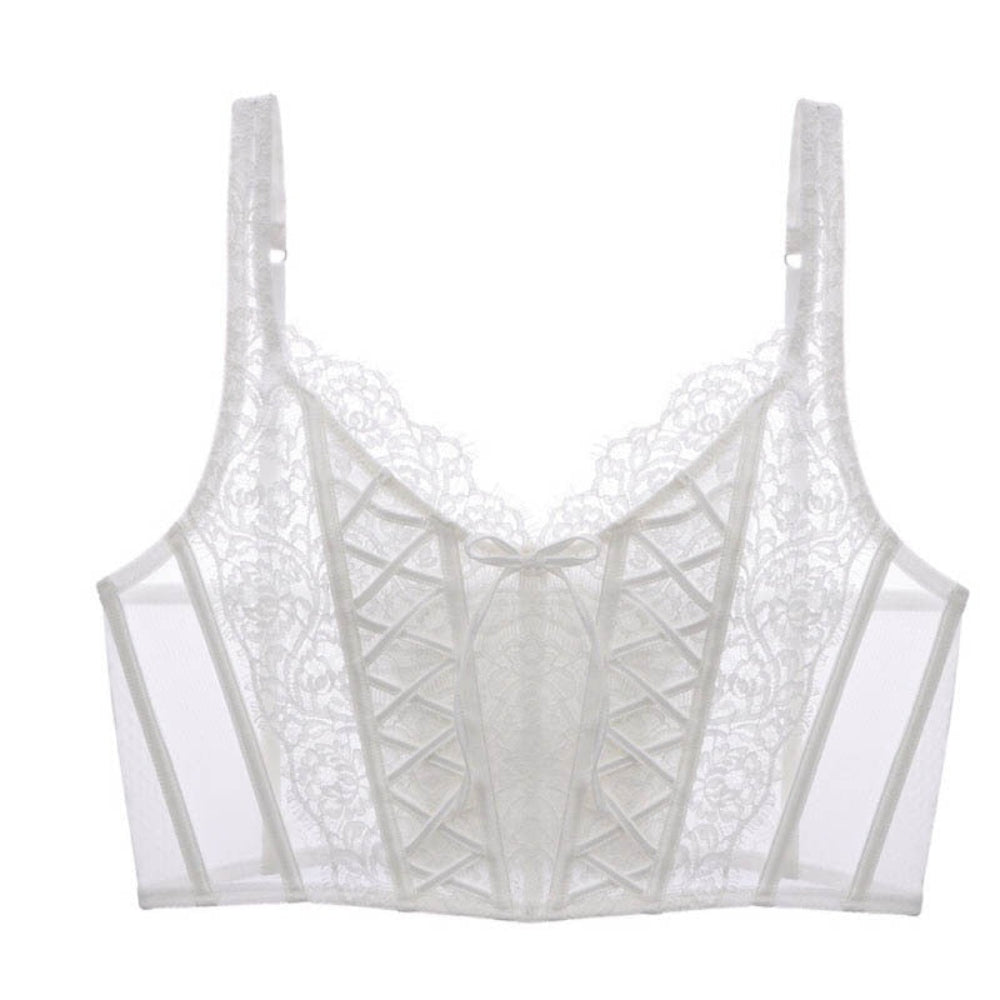 Spitzen-BH elegant bequem ohne Bügel - femininer Bralette
