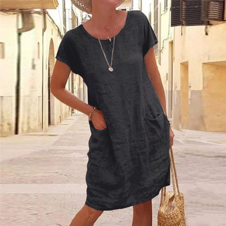 Leinenkleid Damen – Elegantes luftiges Sommerkleid