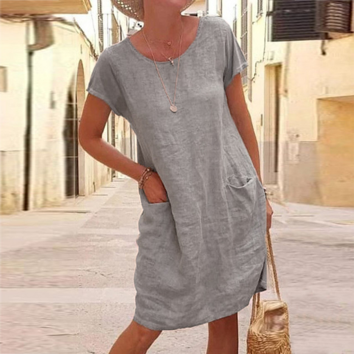 Leinenkleid Damen – Elegantes luftiges Sommerkleid