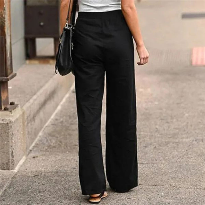 Leinenhose Damen elegant & lässig – lockere Sommerhose für Freizeit & Alltag