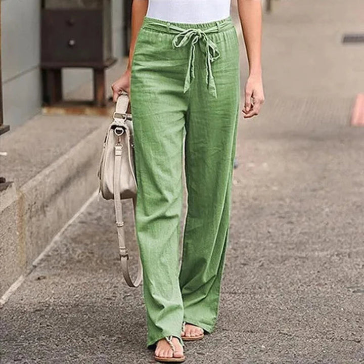 Leinenhose Damen elegant & lässig – lockere Sommerhose für Freizeit & Alltag