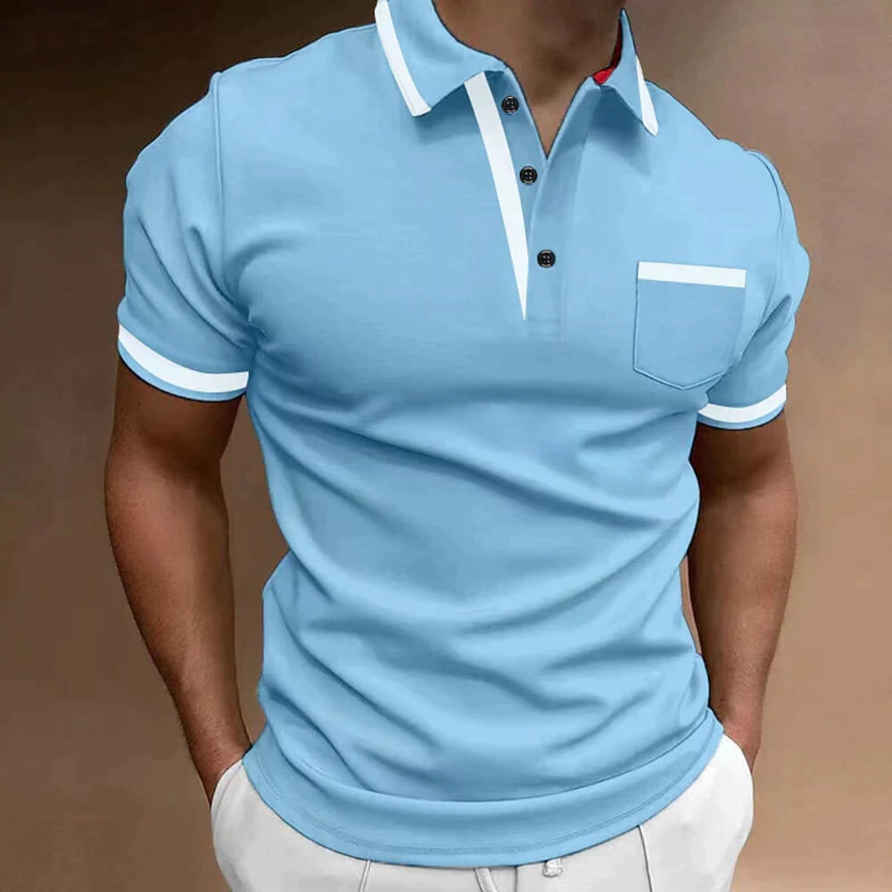 Polo Shirt Herren Elegant Casual – Modernes Poloshirt für Büro & Freizeit