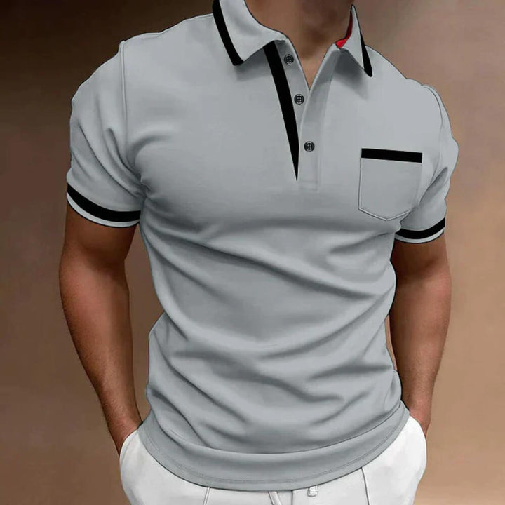 Polo Shirt Herren Elegant Casual – Modernes Poloshirt für Büro & Freizeit