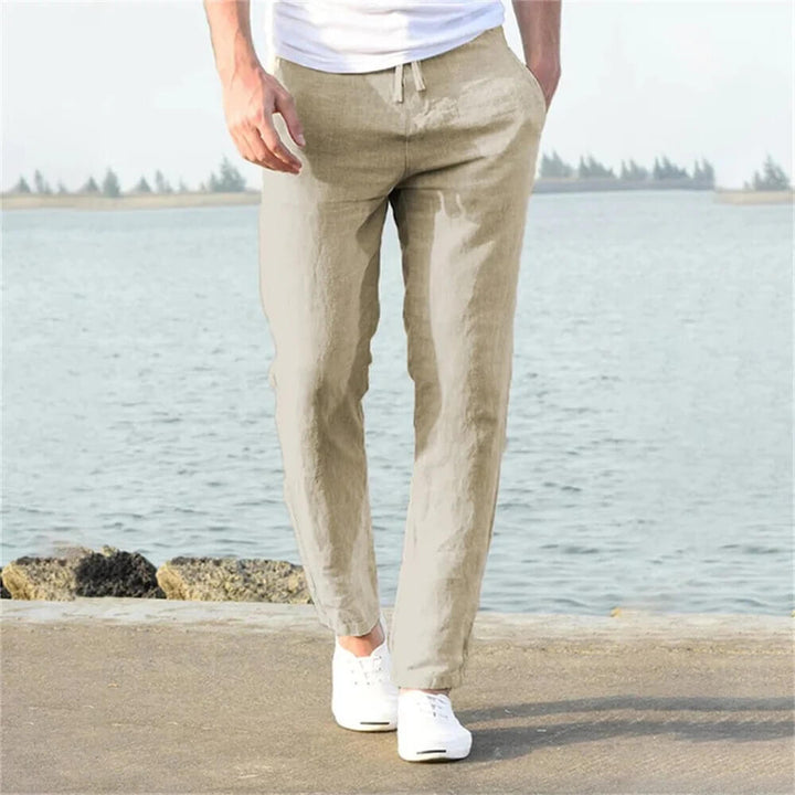 Leinenhose Herren Sommer – Lockere, Luftige Freizeithose für Stilbewusste Männer