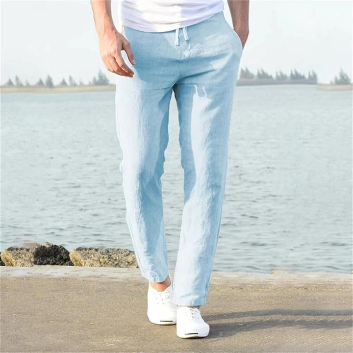 Leinenhose Herren Sommer – Lockere, Luftige Freizeithose für Stilbewusste Männer