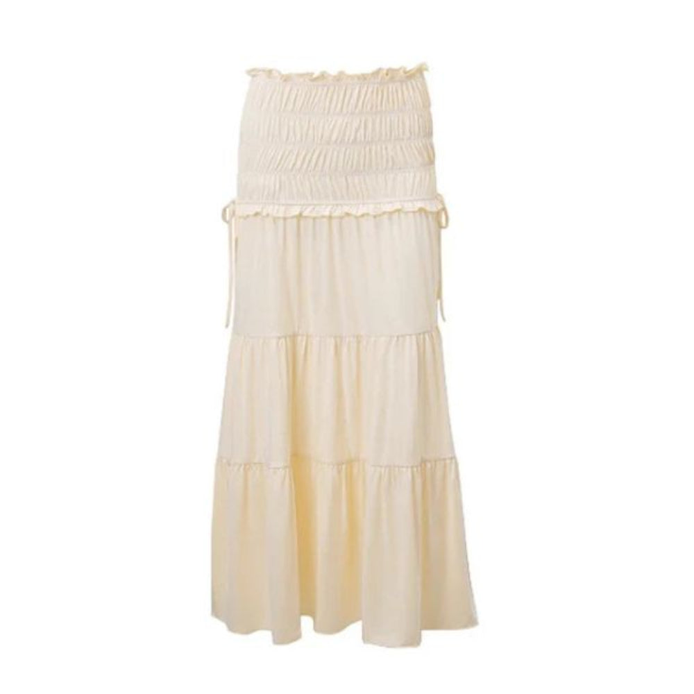 Ruched Set Damen – Sommerliches Zweiteiler-Set mit Rüschen für Strand & Stadt