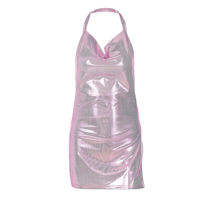 Sexy schwarzes Kleid mit Pailletten, Partykleid mit tiefem Ausschnitt