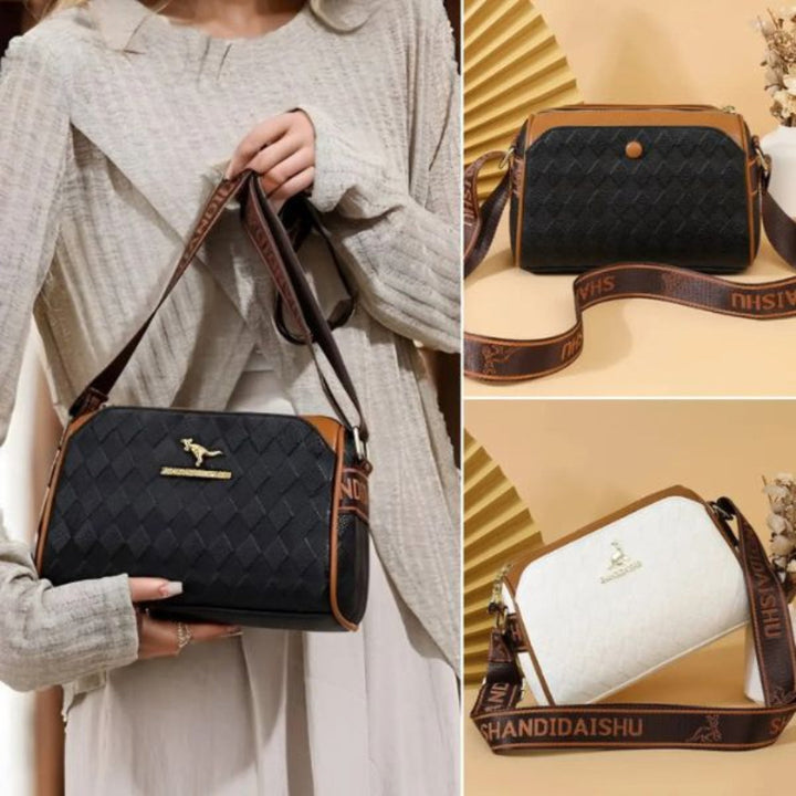 Elegante Umhängetasche Damen mit breitem Schultergurt