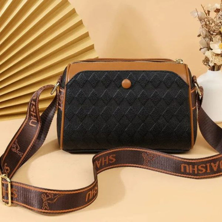Elegante Umhängetasche Damen mit breitem Schultergurt