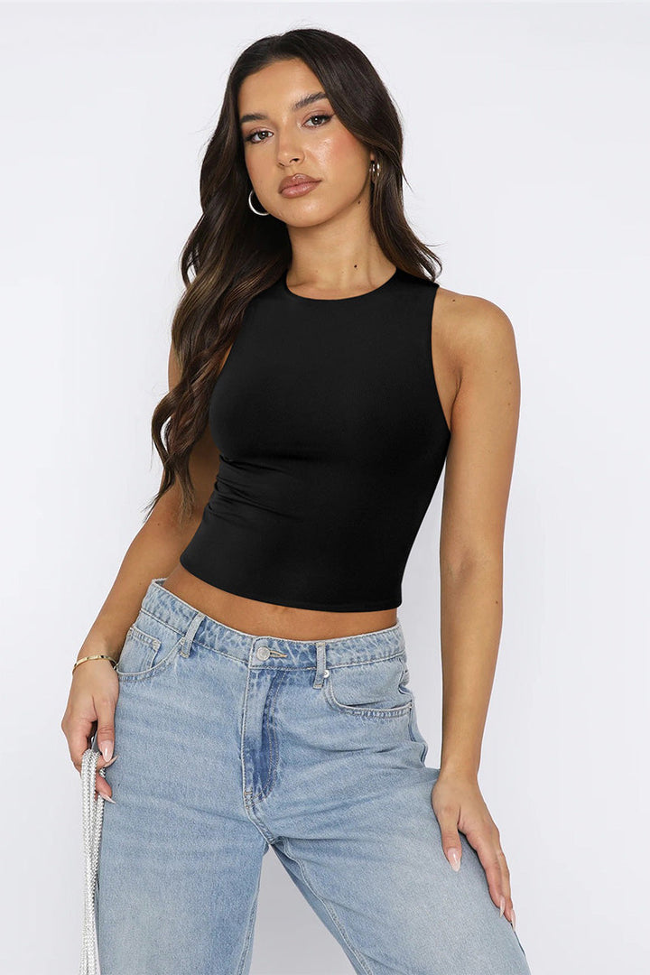 Tanktop figurbetont casual, ärmellos, perfekt für Freizeit & Sommer-Outfits