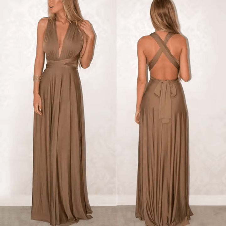 Wickelkleid Damen Elegant Sommerlich – Figurbetontes Freizeitkleid