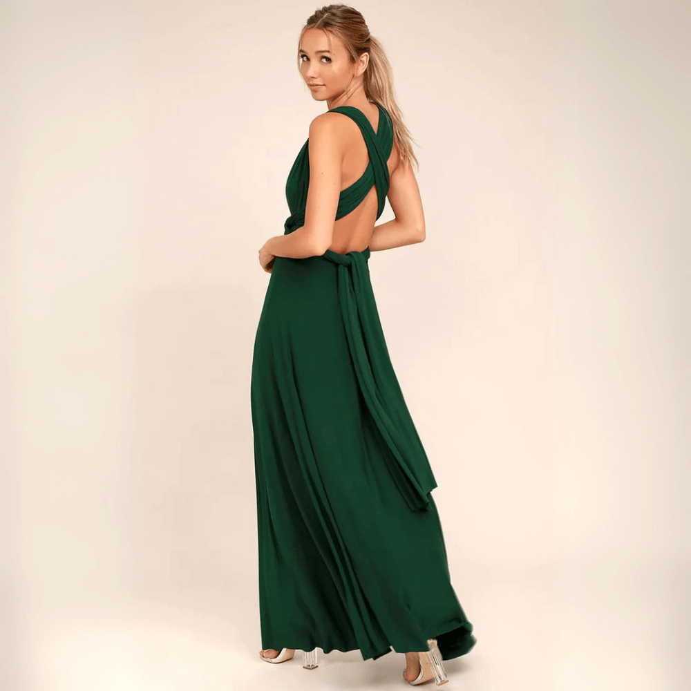 Wickelkleid Damen Elegant Sommerlich – Figurbetontes Freizeitkleid