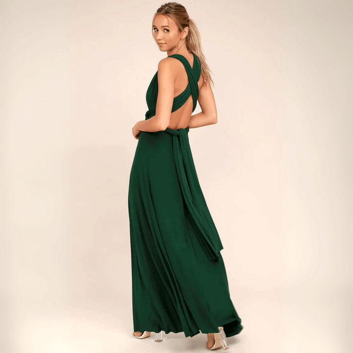 Wickelkleid Damen Elegant Sommerlich – Figurbetontes Freizeitkleid