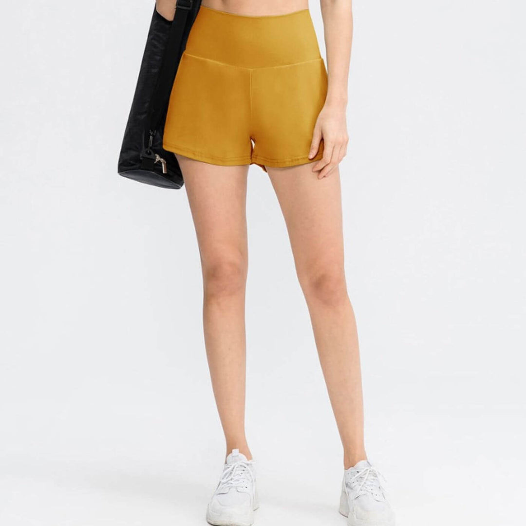 Svea™ - Atmungsaktive und Bequeme 2-in-1 High Waist Yoga Shorts